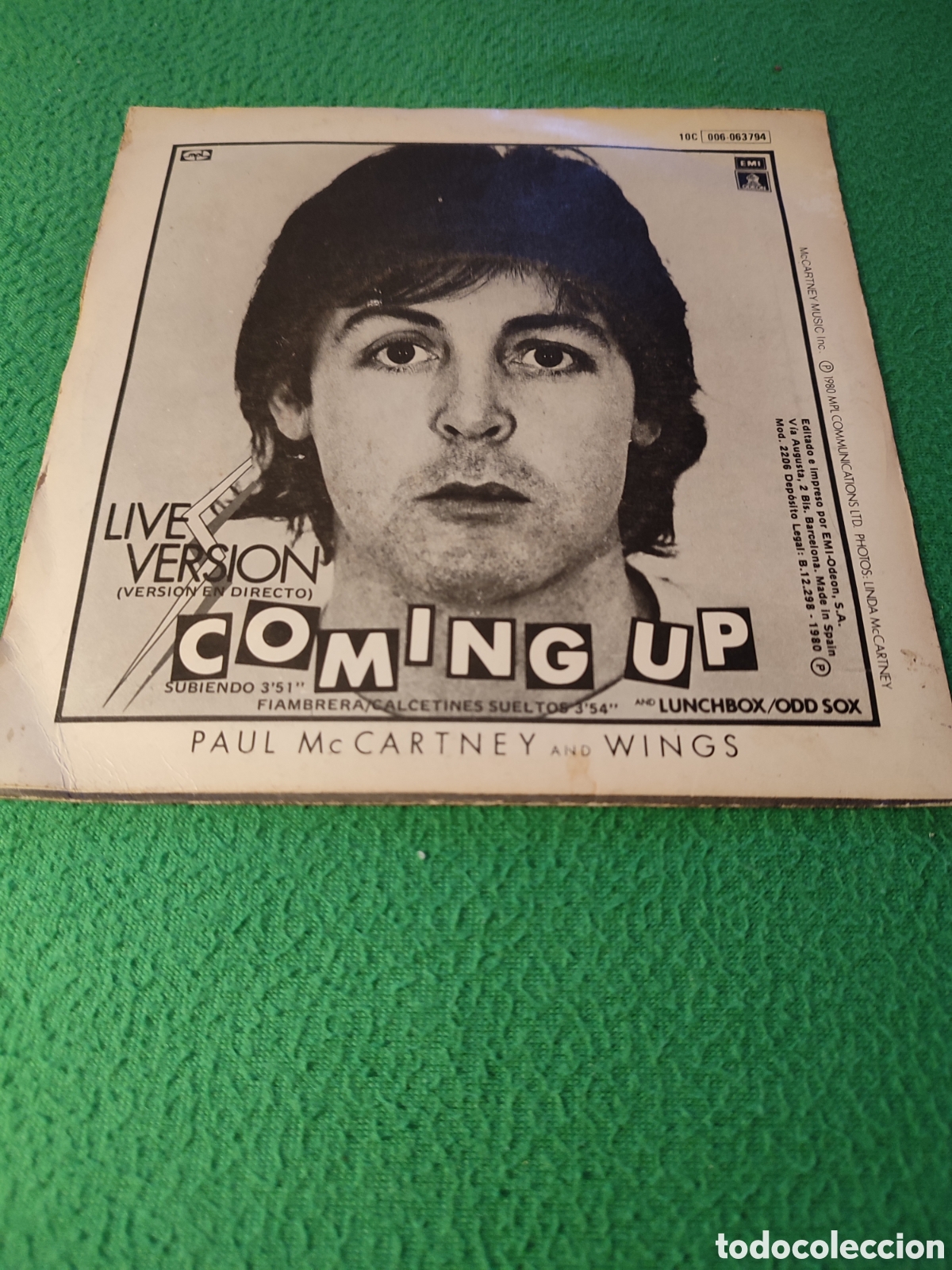 Discos de vinilo: Paul Mccartney - Subiendo ( Coming Up ) - Foto 2