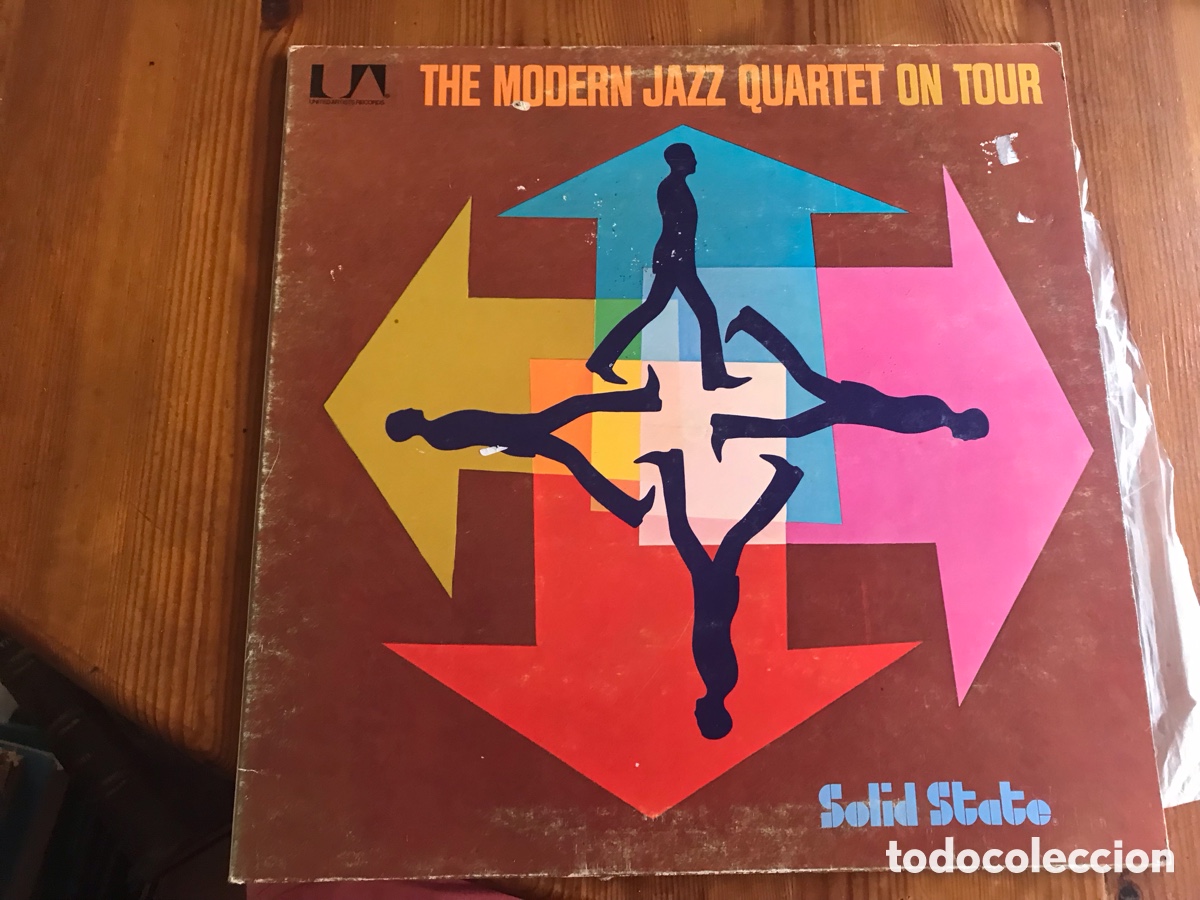 Discos de vinilo: The modern jazz quartet on tour. Solid State. Portada abierta - Foto 3