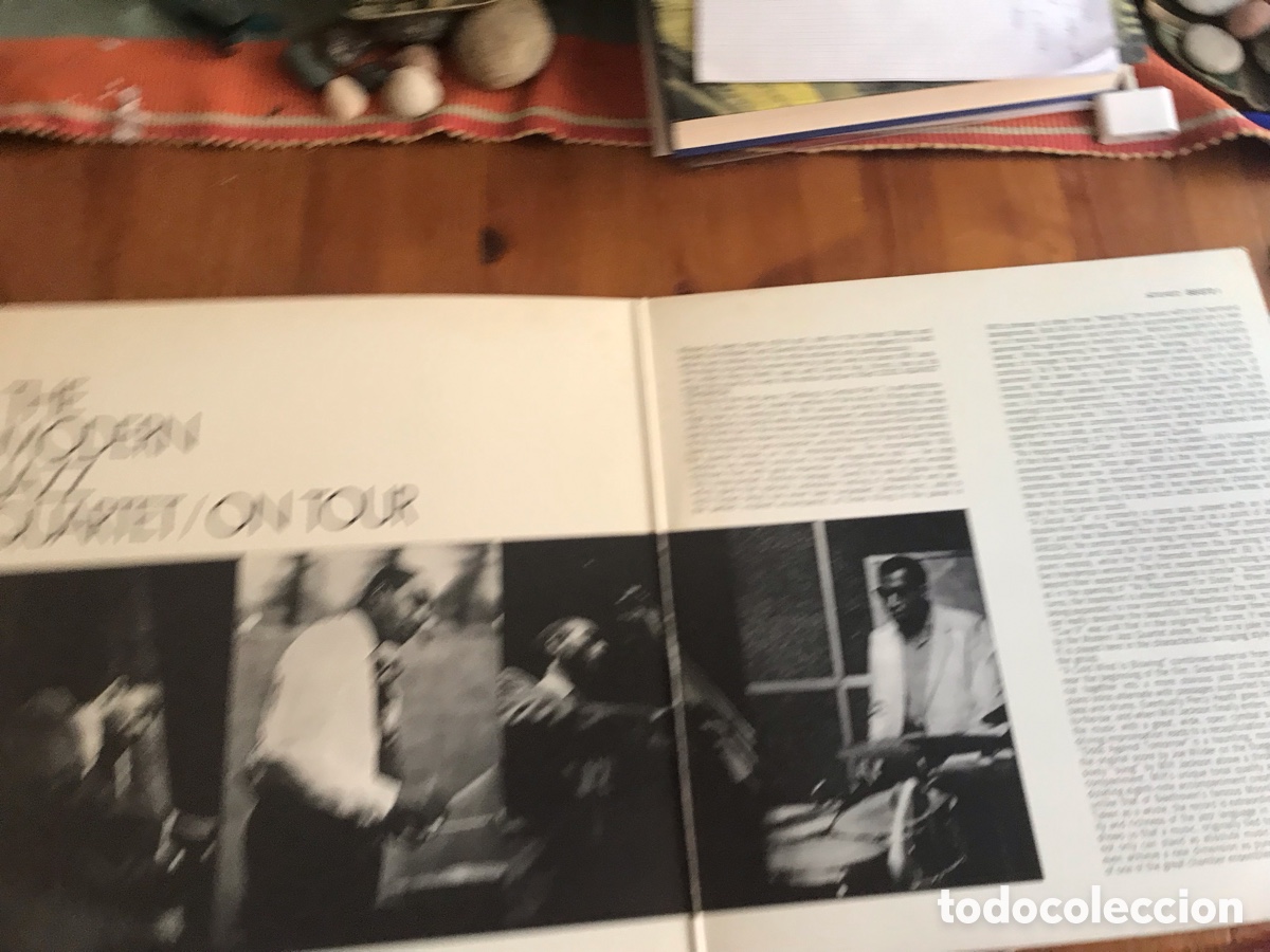 Discos de vinilo: The modern jazz quartet on tour. Solid State. Portada abierta - Foto 4