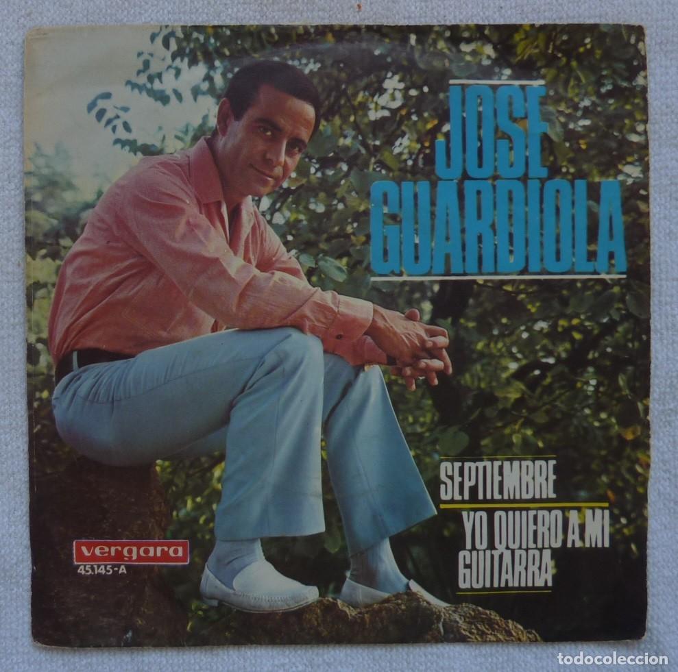 Discos de vinilo: JOSE GUARDIOLA // SEPTIEMBRE // 1966 // SINGLE - Foto 1