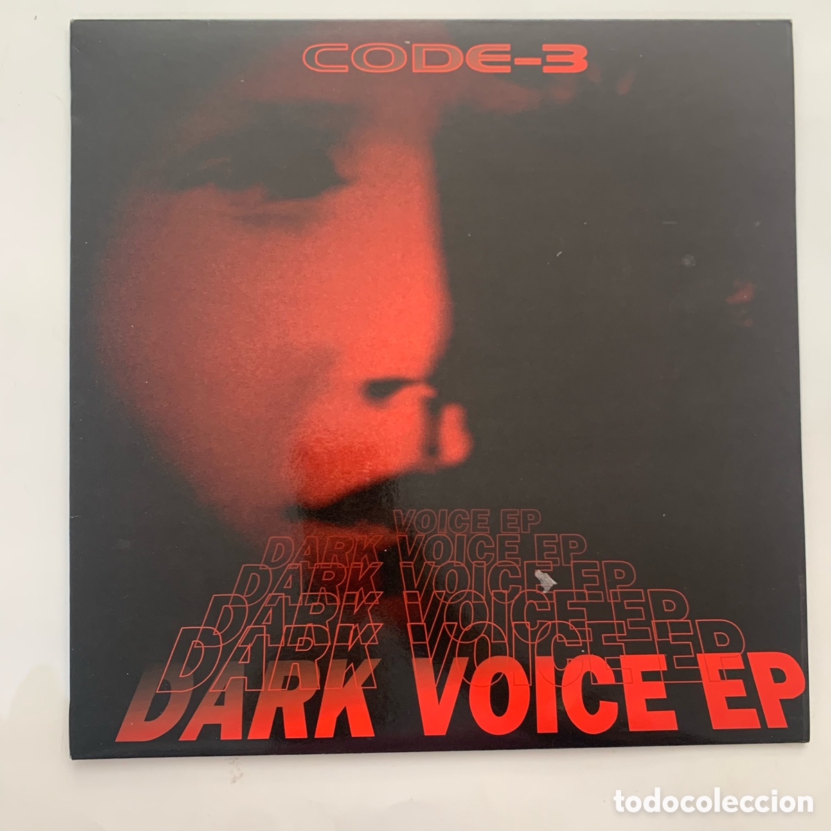 Discos de vinilo: Maxi 12&rsquo;&rsquo; Code-3 &lrm;&ndash; Dark Voice EP edicion espa&ntilde;ola de 1994 - Foto 1
