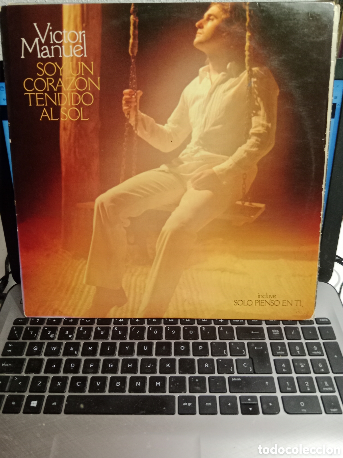 Discos de vinilo: V&iacute;ctor Manuel - Soy un coraz&oacute;n tendido al sol - Foto 2