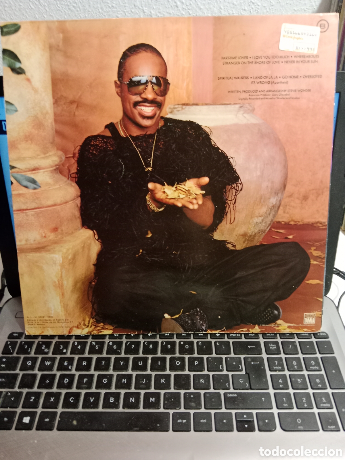 Discos de vinilo: Stevie Wonder - In square circle (Espa&ntilde;a, con libreto) - Foto 3