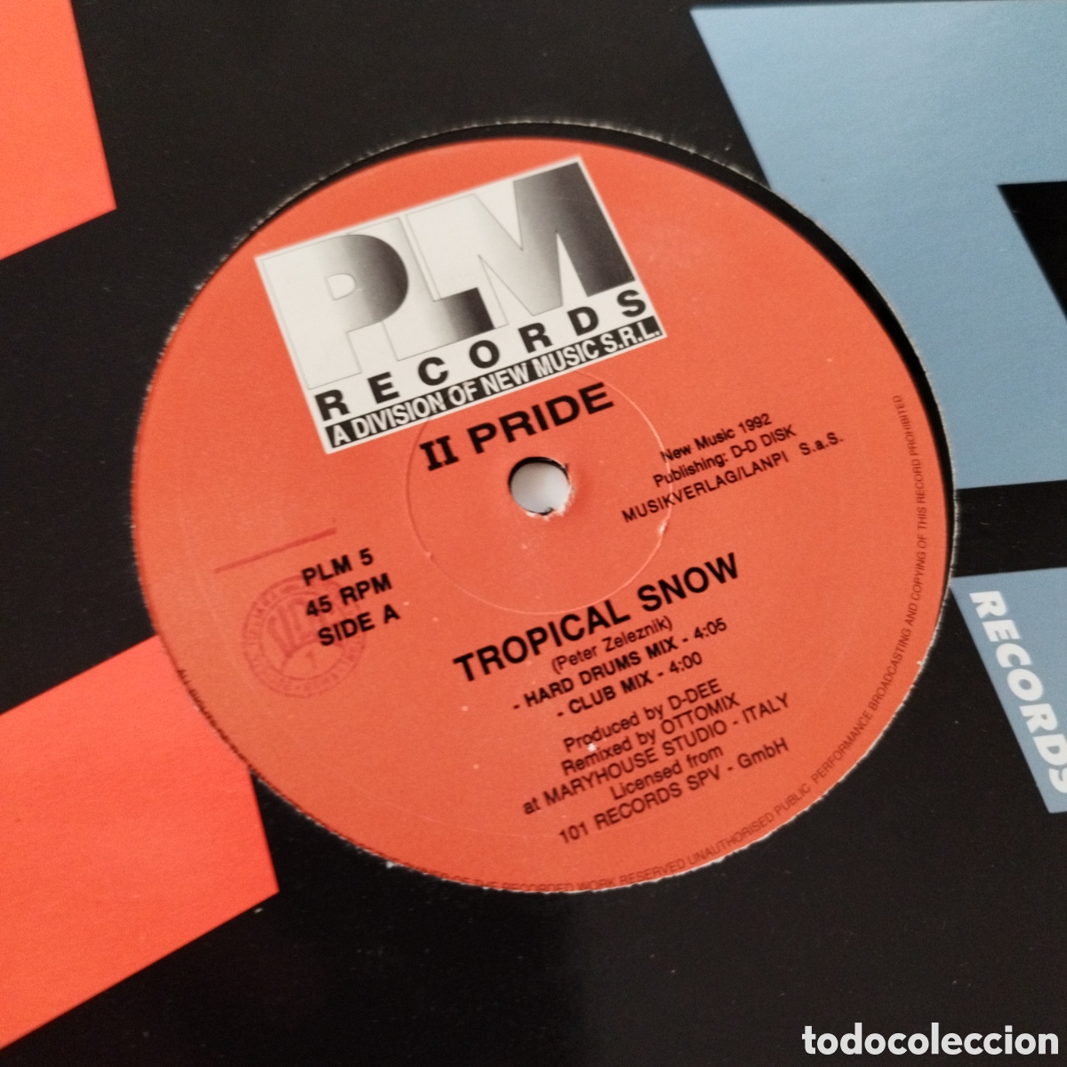 Discos de vinilo: VINILO LP / II PRIDE / TROPICAL SNOW / MAXI SINGLE / 1992 / - Foto 2