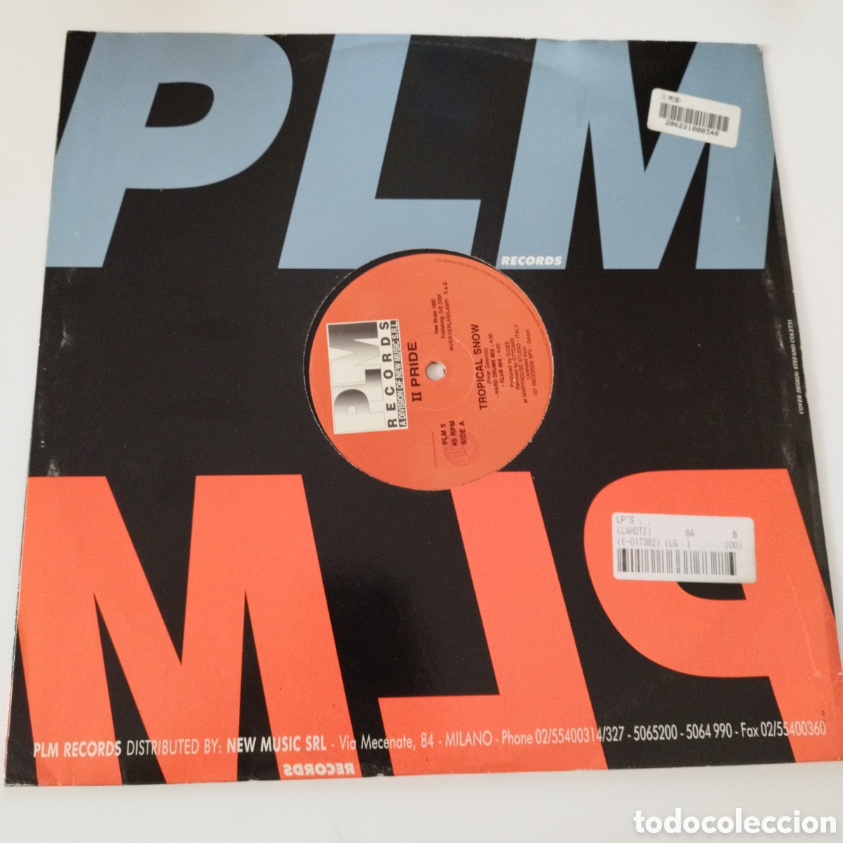 Vinyl records: VINILO LP / II PRIDE / TROPICAL SNOW / MAXI SINGLE / 1992 /