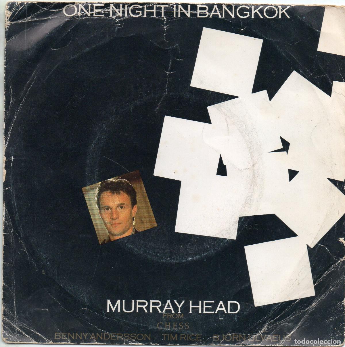 Discos de vinilo: MURRAY HEAD - ONE NIGHT IN BANGKOK - SINGLE - Foto 1
