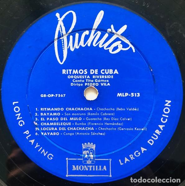Discos de vinilo: Orquesta Riverside &ndash; Ritmos De Cuba - Foto 3