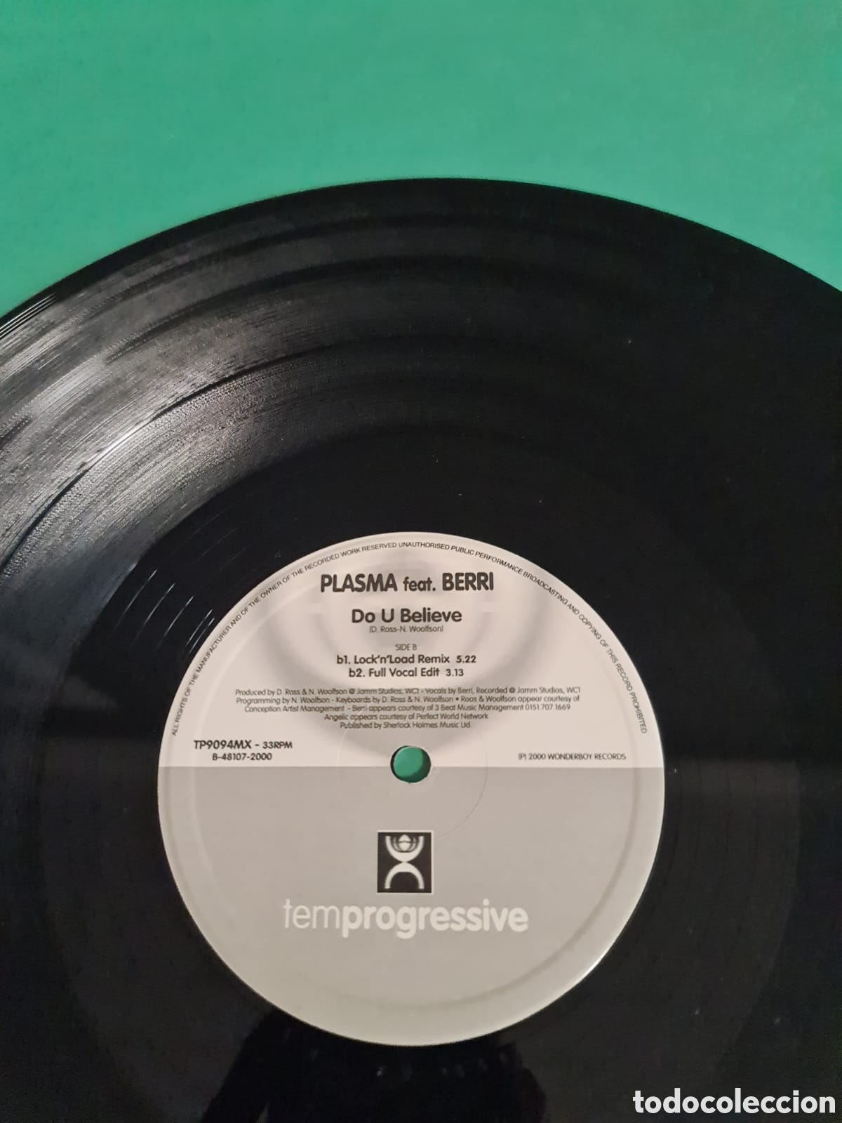 Discos de vinilo: Vinilo Plasma feat. Berri Do U Believe. - Foto 3