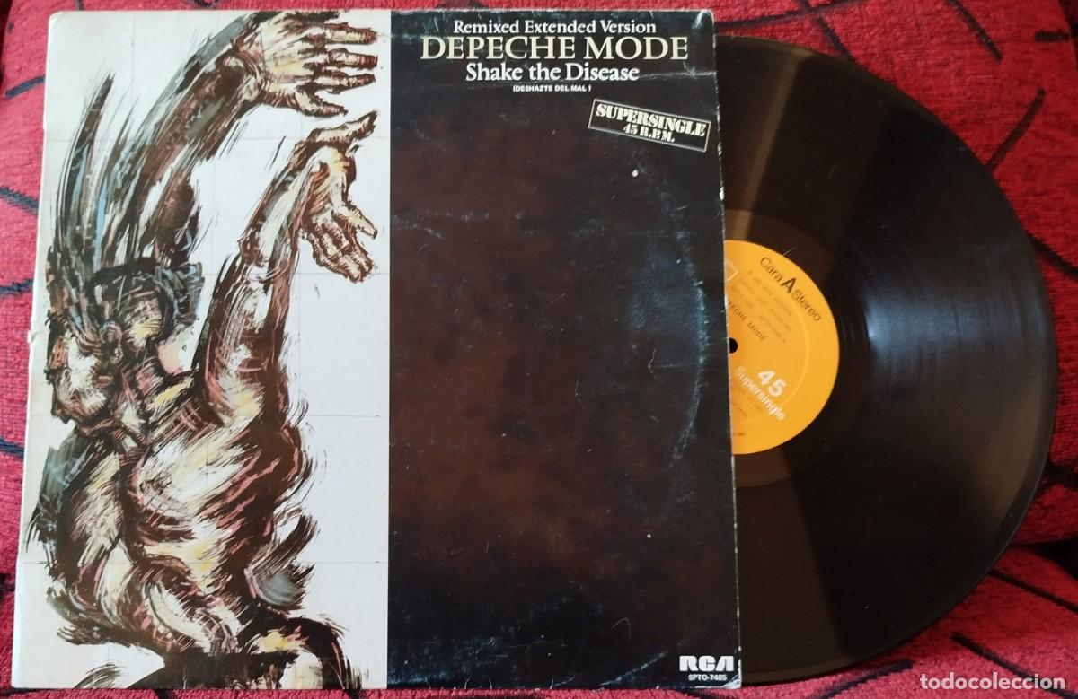 Discos de vinilo: DEPECHE MODE *Shake The Disease (Remixed Extended Version) MAXI SINGLE VINILO 1985 - Foto 1