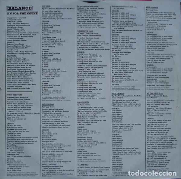 Discos de vinilo: Balance &ndash; In For The Count - Foto 3
