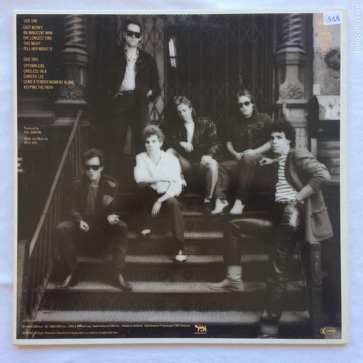 Discos de vinilo: Billy Joel &lrm;&ndash; An Innocent Man Holanda 1983 CBS - Foto 2