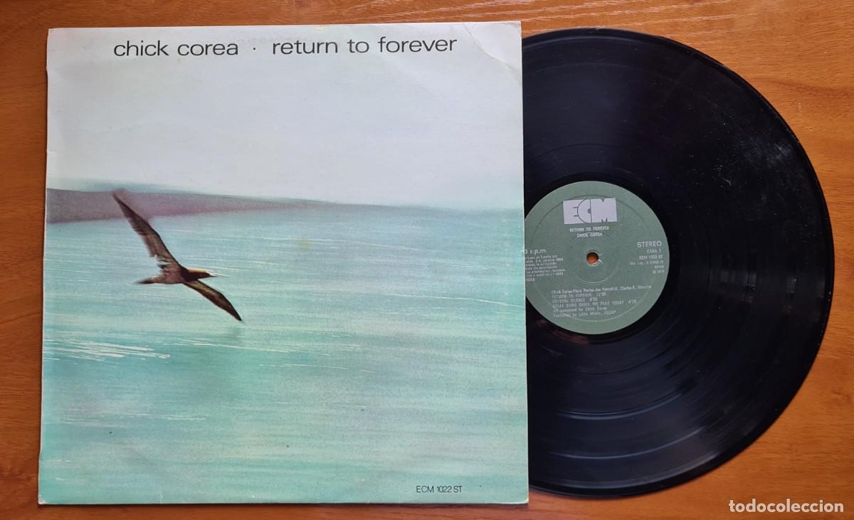 Discos de vinilo: LP lote Chick Corea: Return to Forever (1979) y Extasis (1980) - Foto 1