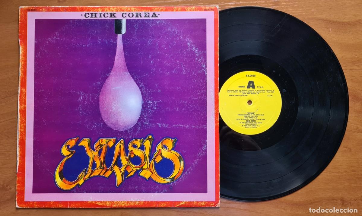 Discos de vinilo: LP lote Chick Corea: Return to Forever (1979) y Extasis (1980) - Foto 3