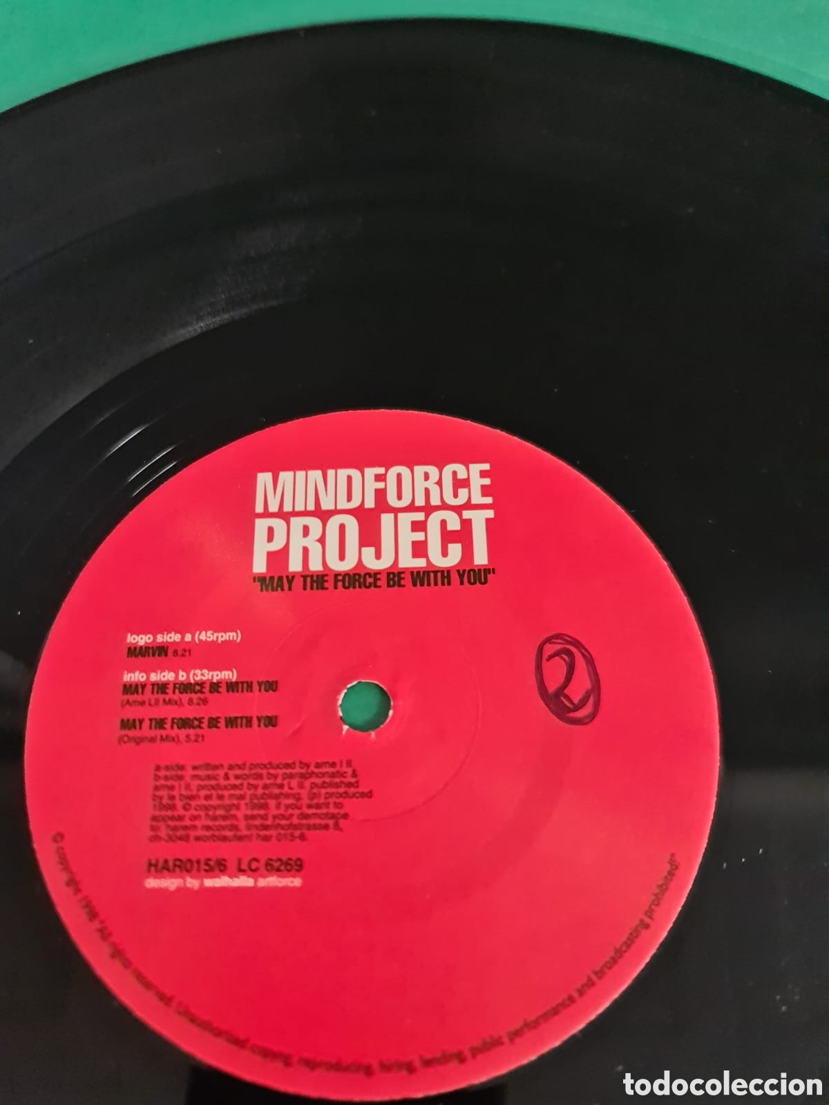 Discos de vinilo: Vinilo MINDFORCE PROJECT &rdquo; MAY THE FORCE BE WITH YOU&rdquo; - Foto 4