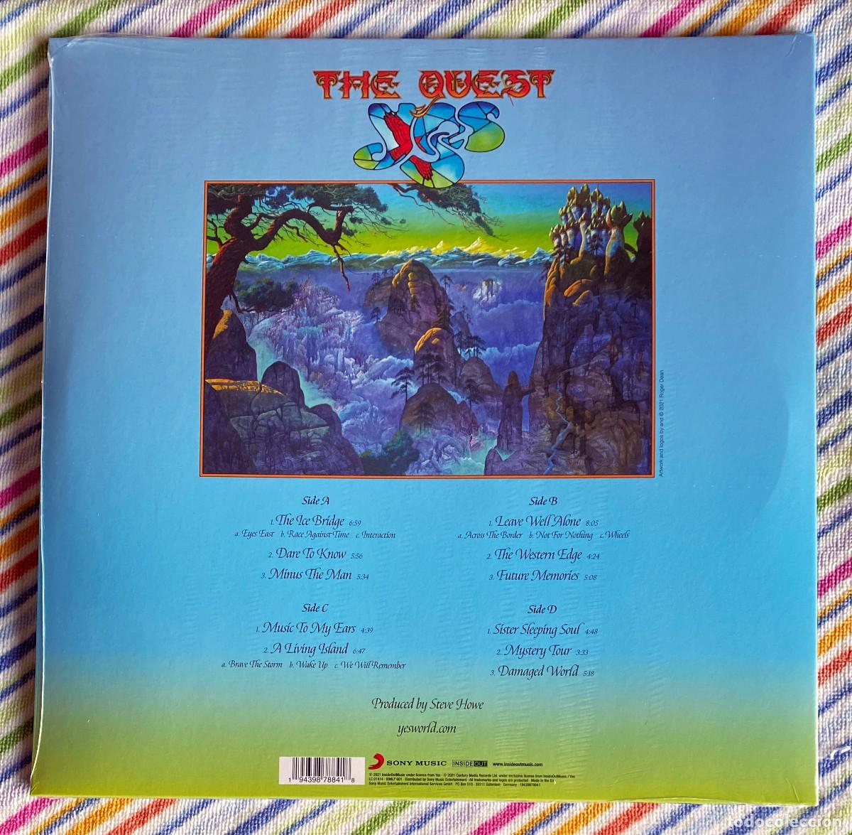 Discos de vinilo: YES - THE QUEST 12 DOBLE LP GATEFOLD + DOBLE CD PRECINTADO - ROCK PROGRESIVO - Foto 2