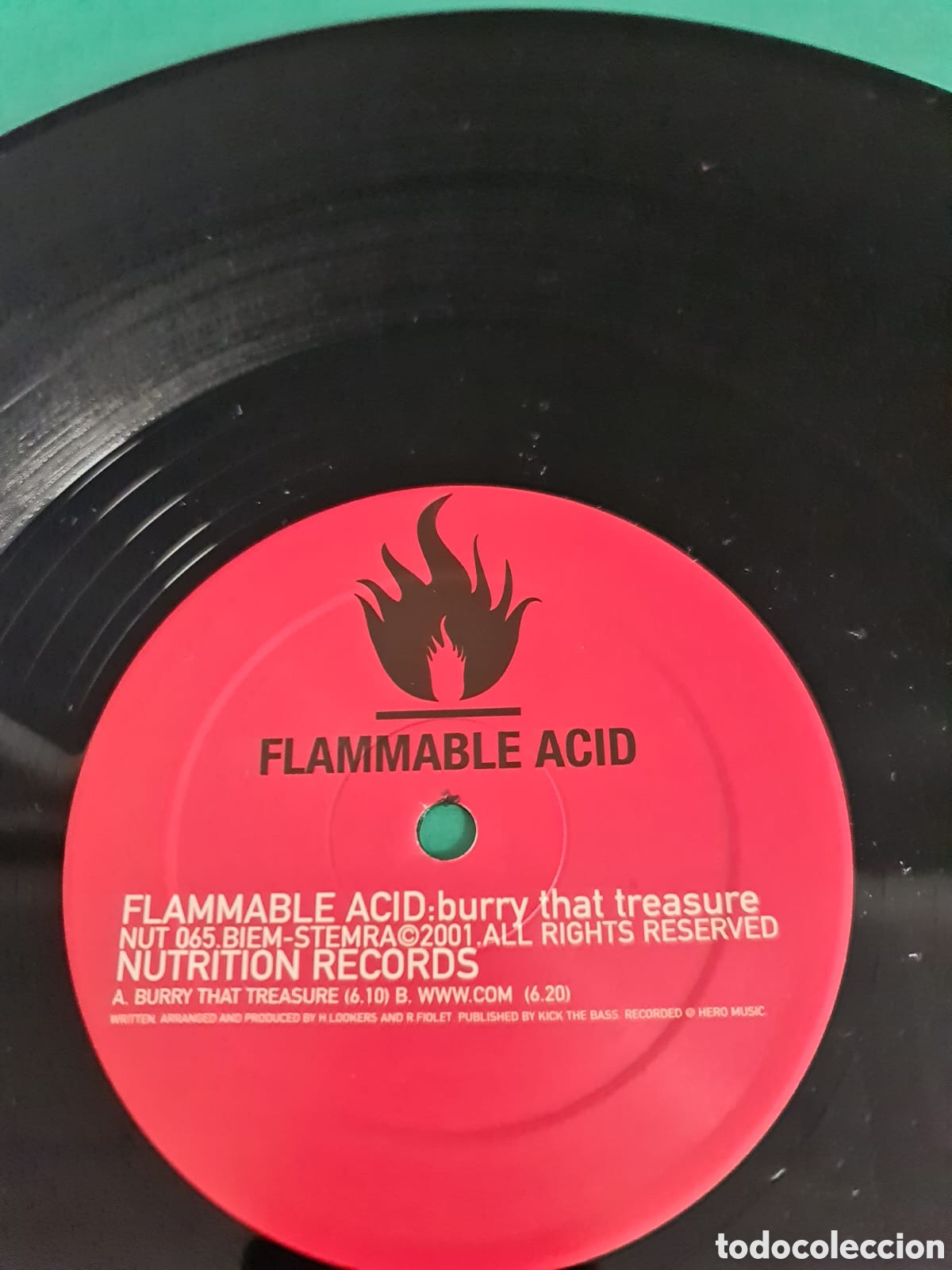 Discos de vinilo: Vinilo FLAMMABLE ACID. - Foto 4