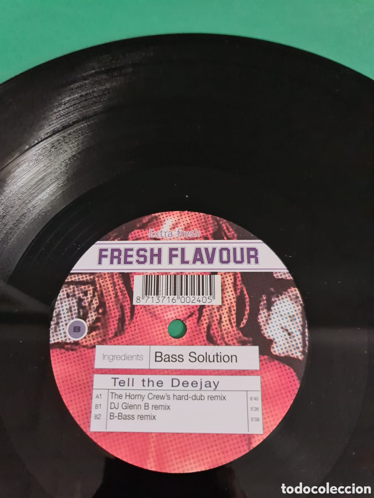 Discos de vinilo: Vinilo Bass Solution/ Tell the Deejay . - Foto 5