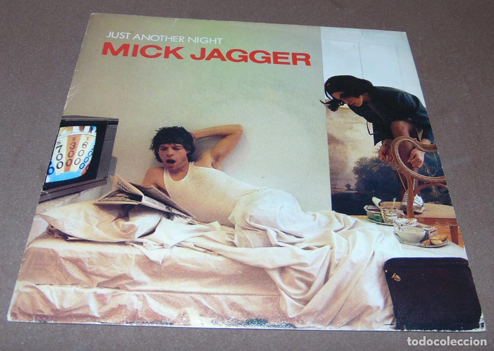Discos de vinilo: Mick Jagger &ndash; Just Another Night - SINGLE PROMO 1985 - Foto 1