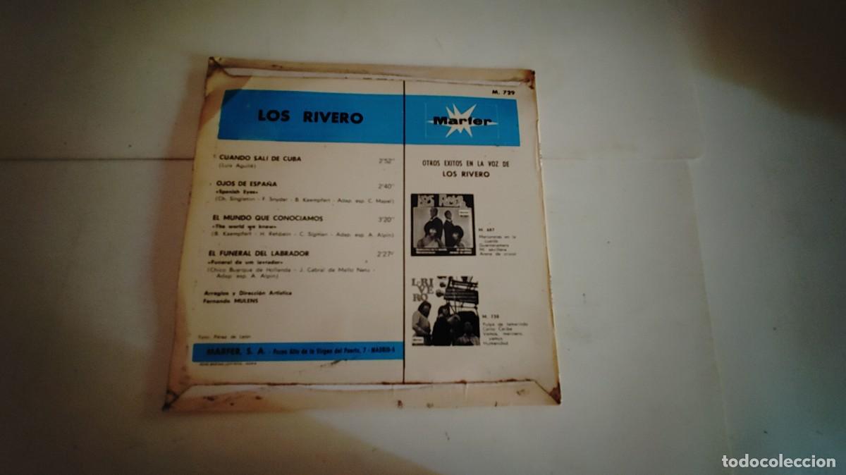 Discos de vinilo: LOS RIVERO-EP CUANDO SALI DE CUBA +3 - Foto 2