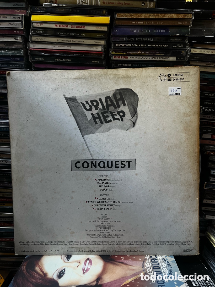 Discos de vinilo: Uriah Heep Conquest Lp - Foto 2