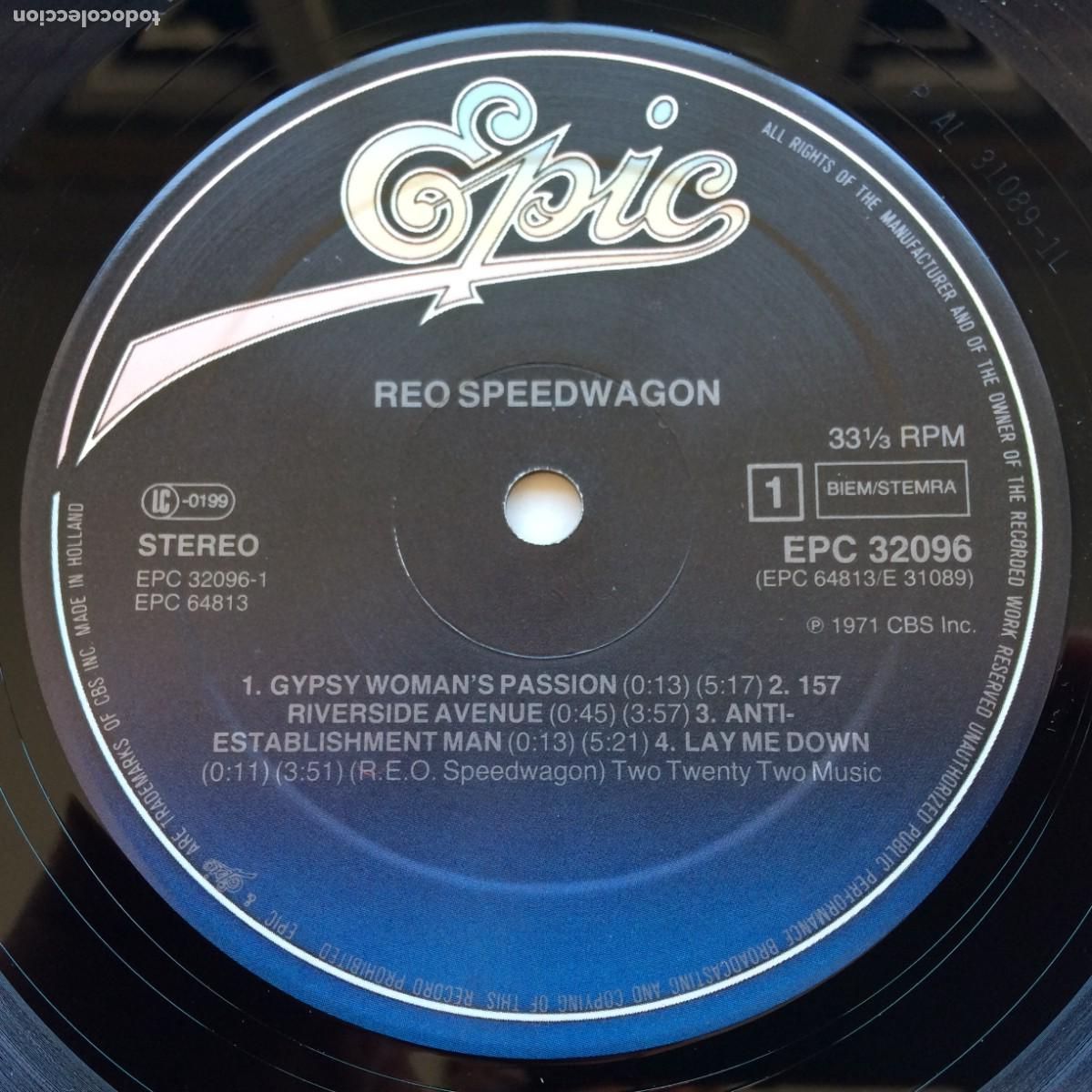 Discos de vinilo: R.E.O. Speedwagon &lrm;&ndash; R.E.O. Speedwagon Holanda 1971 Epic - Foto 3
