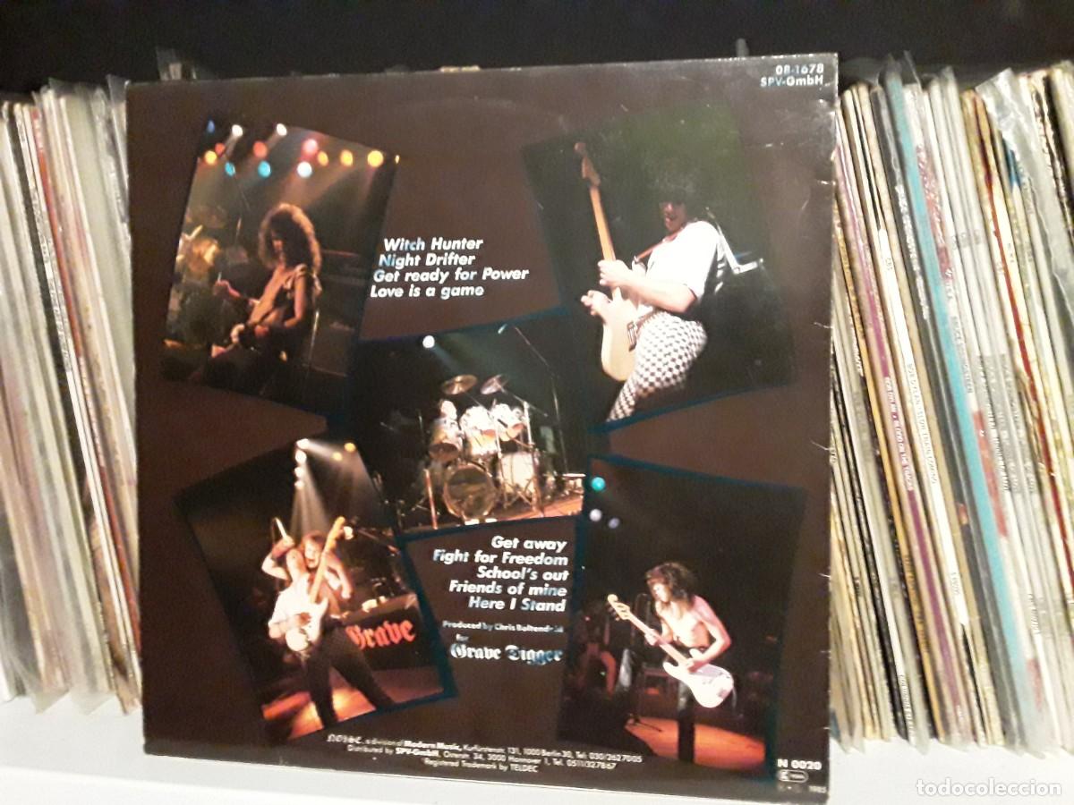 Discos de vinilo: Grave Digger &lrm;&ndash; Witch Hunter - lp edic. germany 1985 - Foto 2