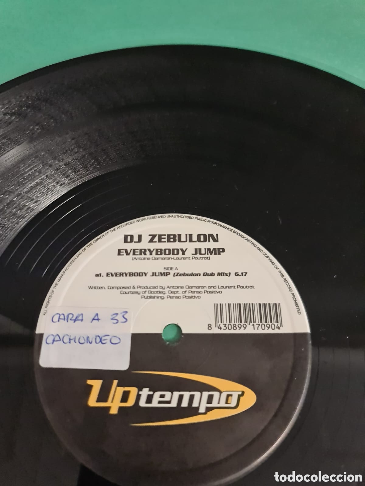 Discos de vinilo: Vinilo DJ ZEBULON/ Everybody Jump - Foto 4