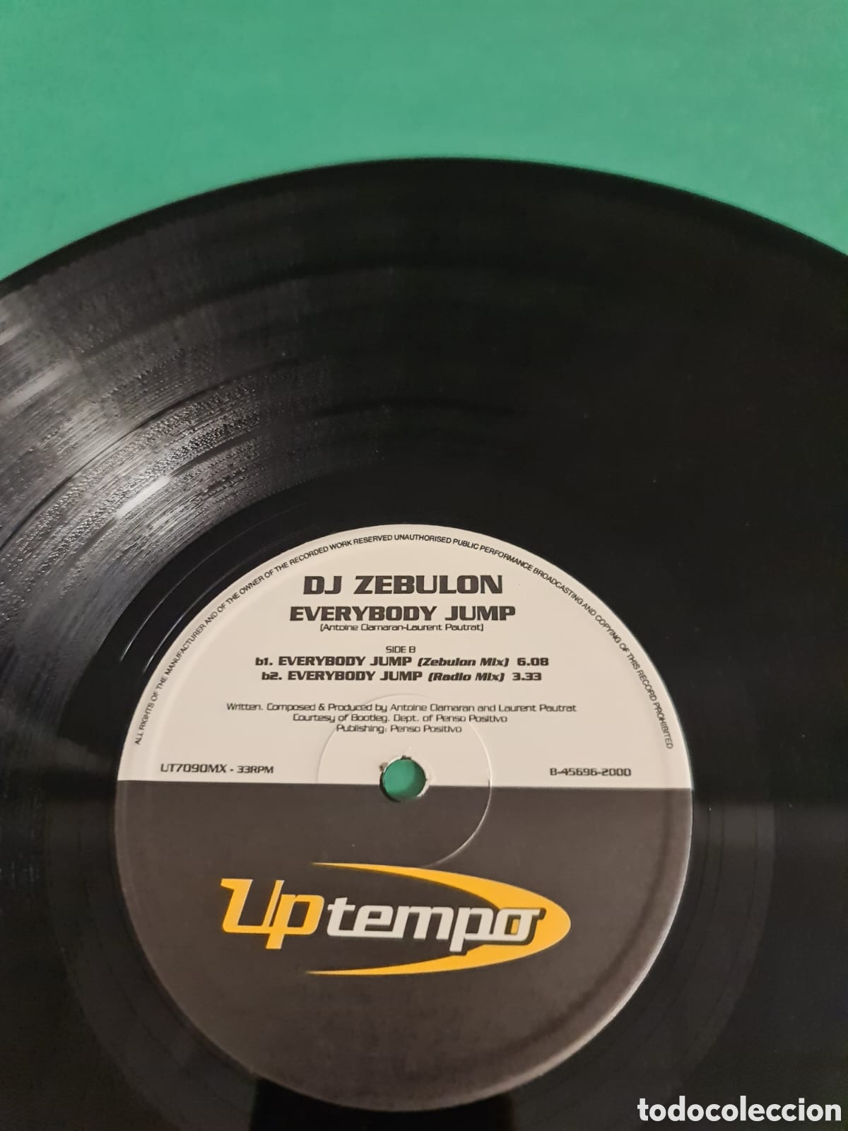 Discos de vinilo: Vinilo DJ ZEBULON/ Everybody Jump - Foto 5