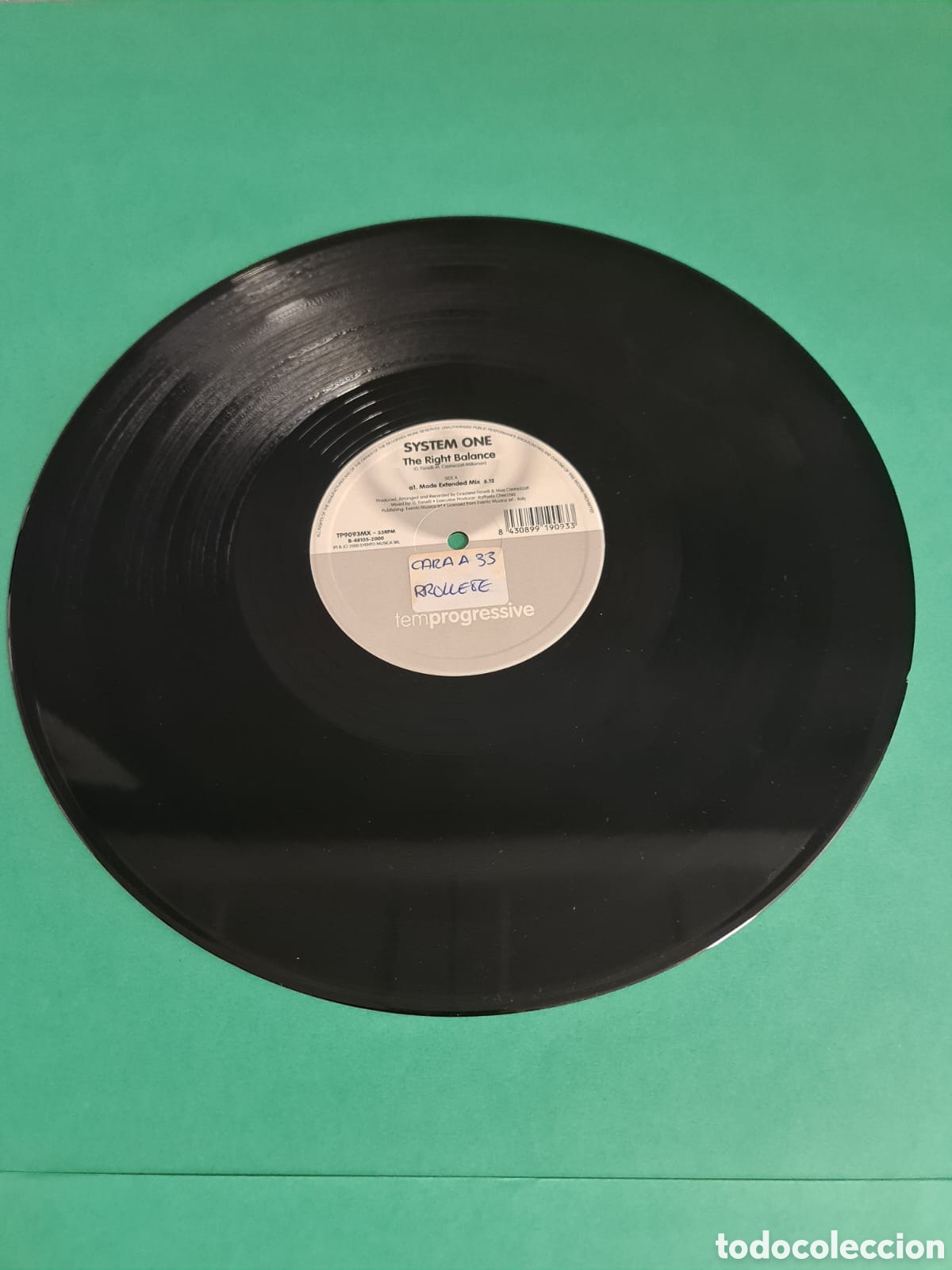 Discos de vinilo: Vinilo SYSTEM ONE &rdquo; The right balance&rdquo; - Foto 4