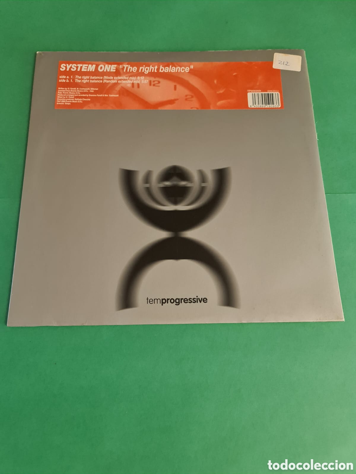 Discos de vinilo: Vinilo SYSTEM ONE &rdquo; The right balance&rdquo; - Foto 1