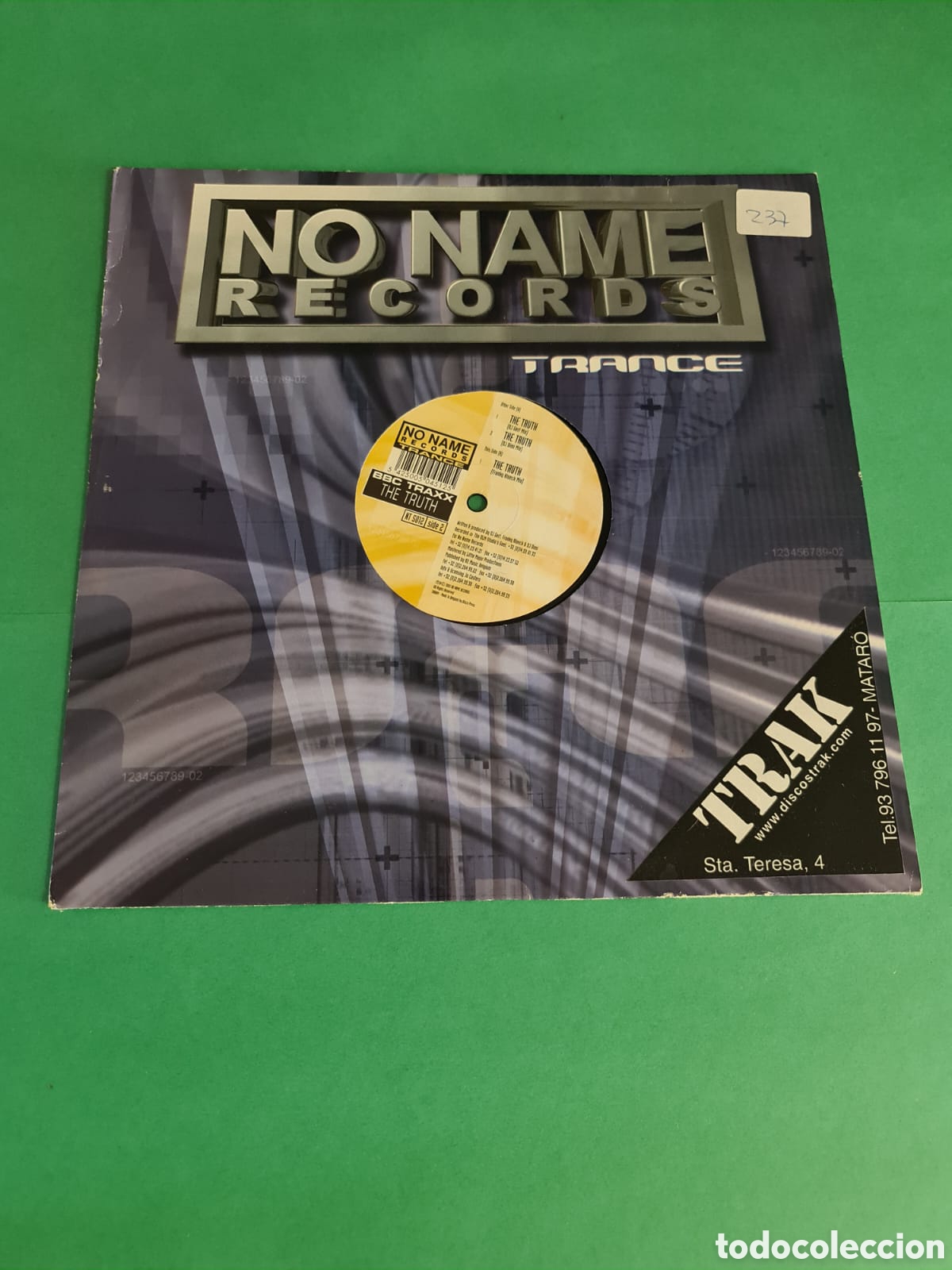 Discos de vinilo: Vinilo NO NAME RECORDS. TRANCE. - Foto 1
