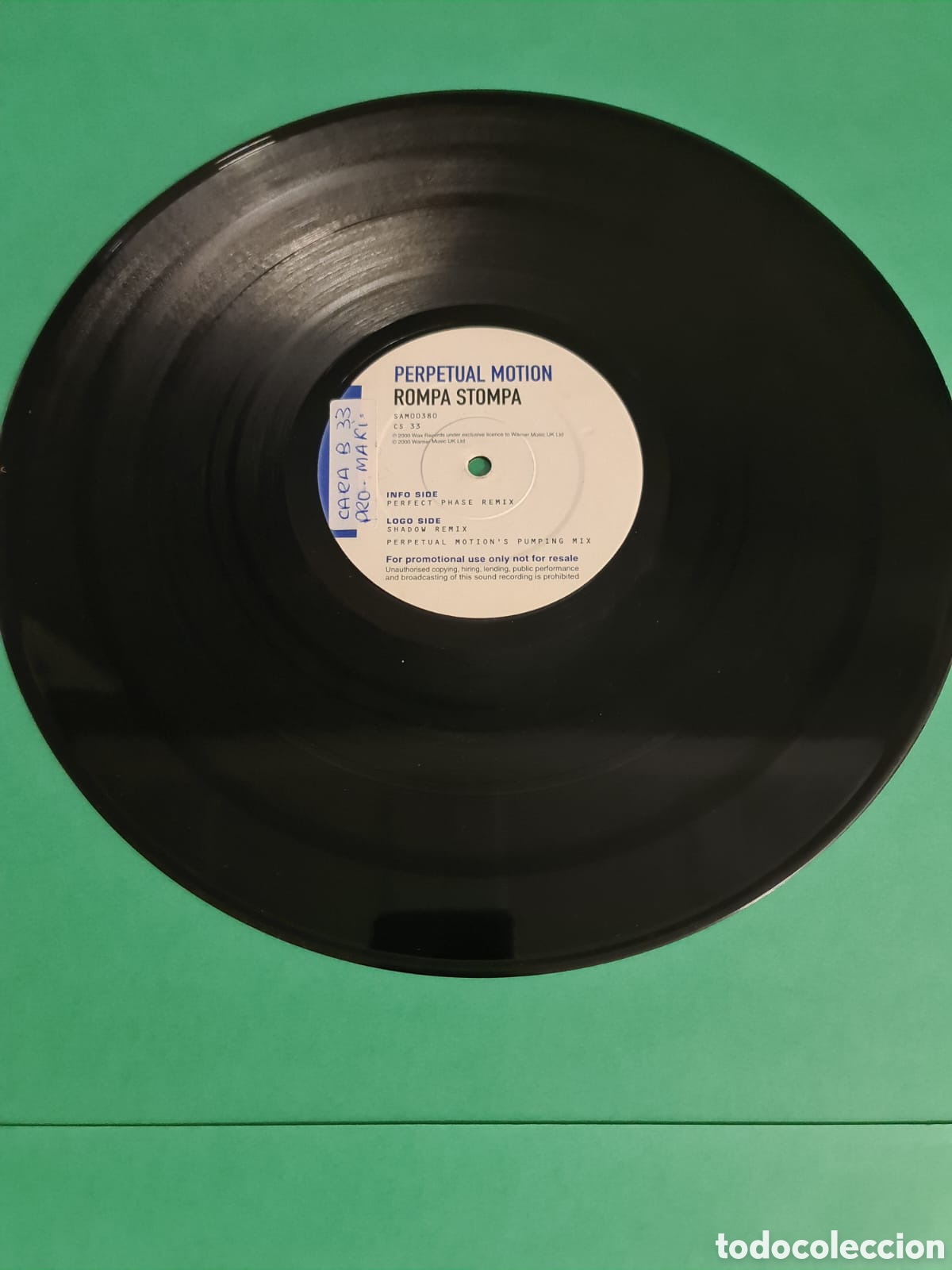 Discos de vinilo: Vinilo PERPETUAL MOTION - ROMPA STOMPA - Foto 3