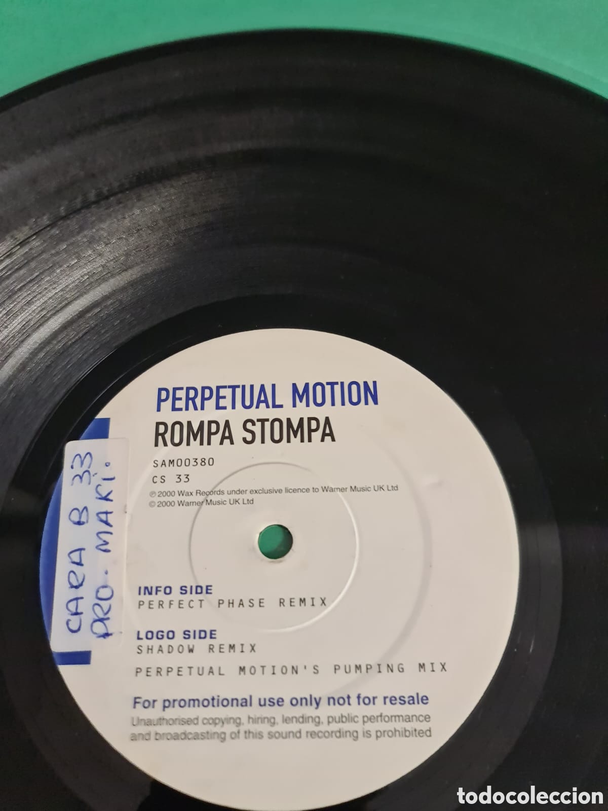 Discos de vinilo: Vinilo PERPETUAL MOTION - ROMPA STOMPA - Foto 4