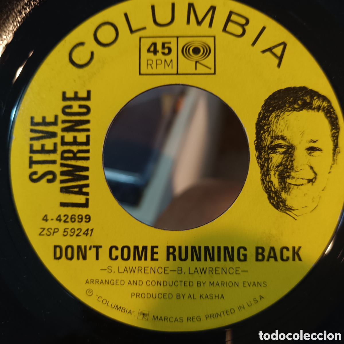 Discos de vinilo: Steve Lawrence &ndash; Dont Be Afraid, Little Darlin - Foto 1