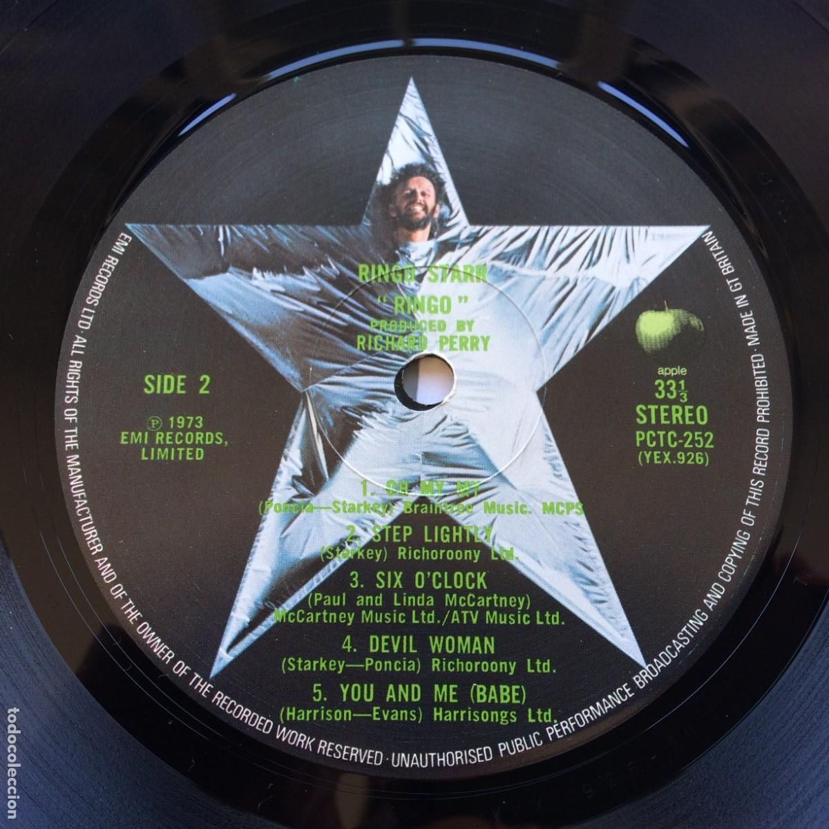Discos de vinilo: Ringo Starr &lrm;&ndash; Ringo UK 1973 Apple Records* - Foto 14