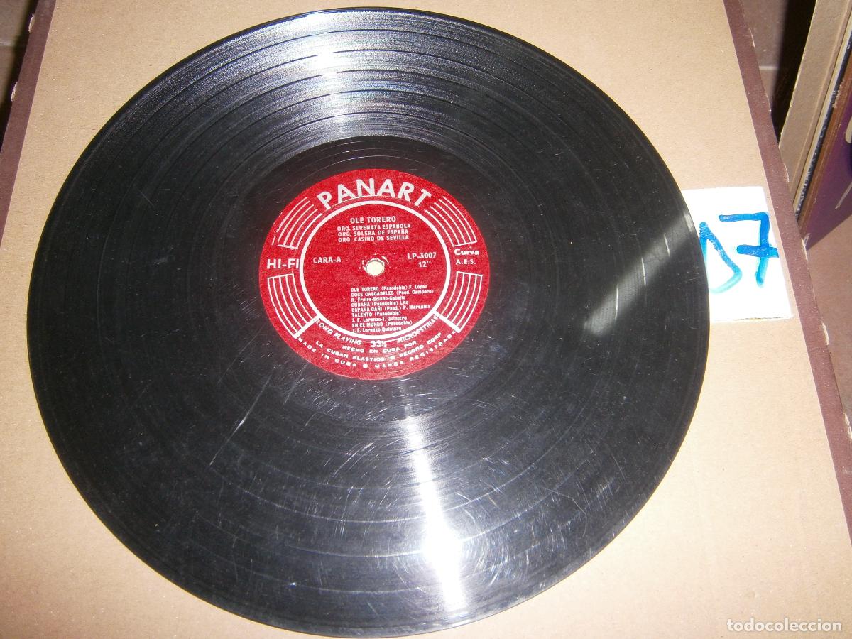 Discos de vinilo: ANTIGUO LP VINILO - OLE TORERO - ORQ. SERENATA ESPA&Ntilde;OLA, ORQ. SOLERA DE ESPA&Ntilde;A, ORQ. CASINO SEVILLA