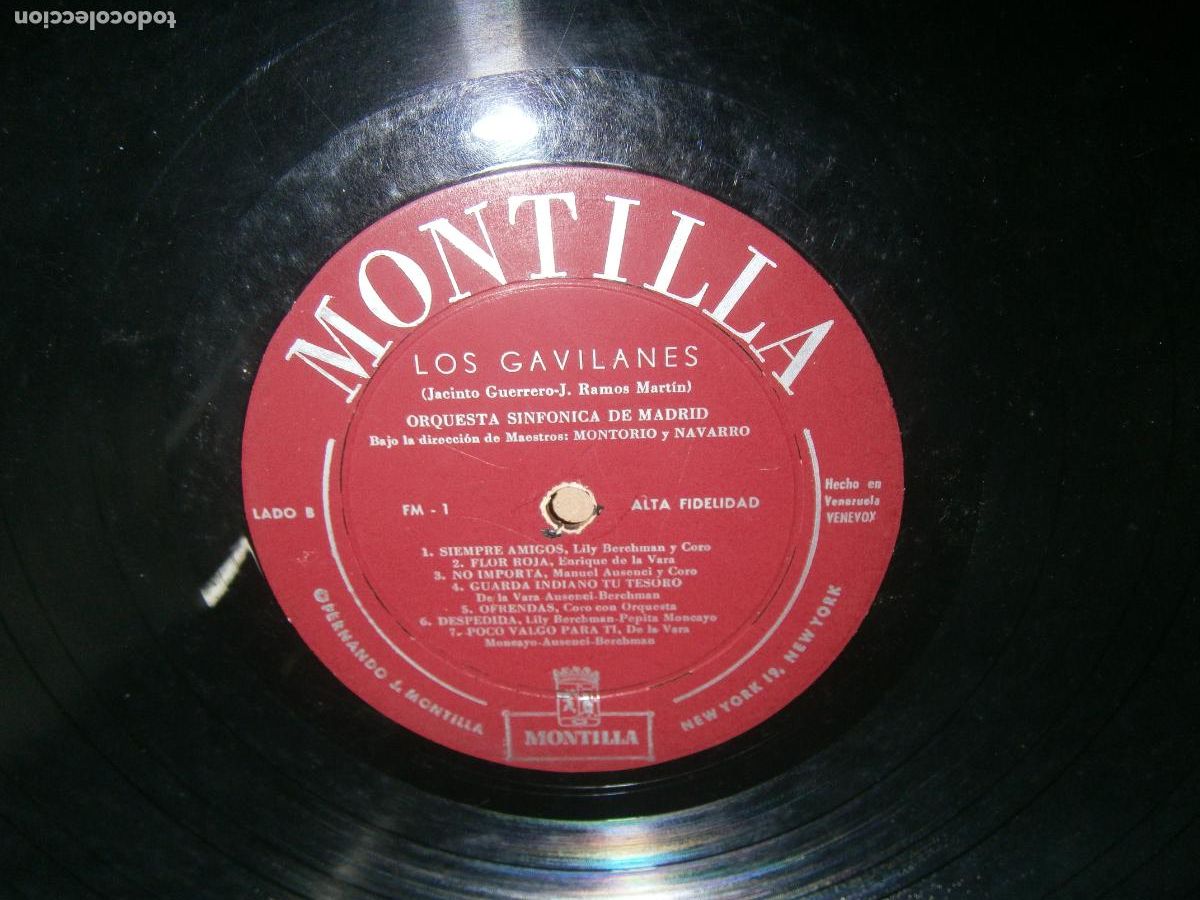 Discos de vinilo: ANTIGUO LP VINILO - LOS GAVILANES - Foto 3