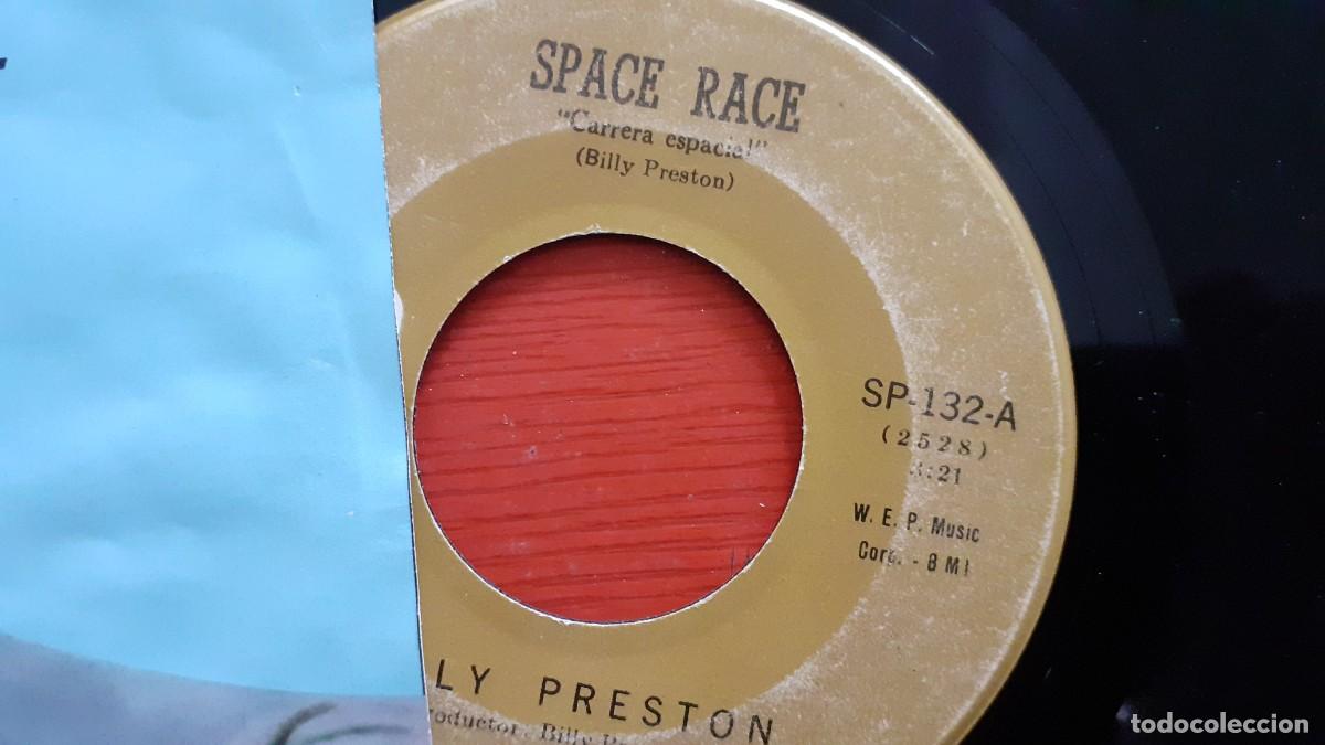 Discos de vinilo: Billy Preston-Space Race-7&rdquo; Mexico Single-A&M-1973 - Foto 2