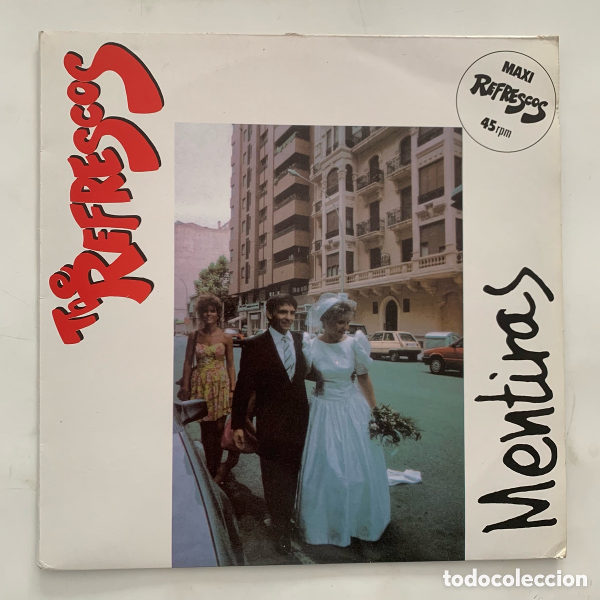 Discos de vinilo: MAXI 12 The Refrescos &lrm;&ndash; Mentiras DE 1989 - Foto 1