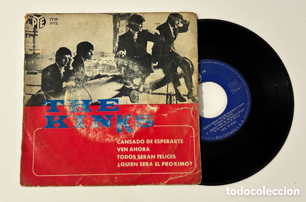 Discos de vinilo: THE KINKS. CANSADO DE ESPERARTE + 3. EP. 1965 - Foto 1