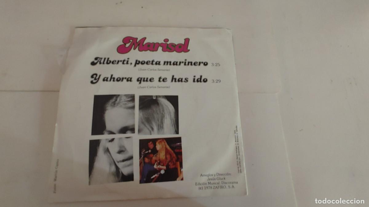 Discos de vinilo: MARISOL-SINGLE ALBERTI POETA MARINERO - Foto 2