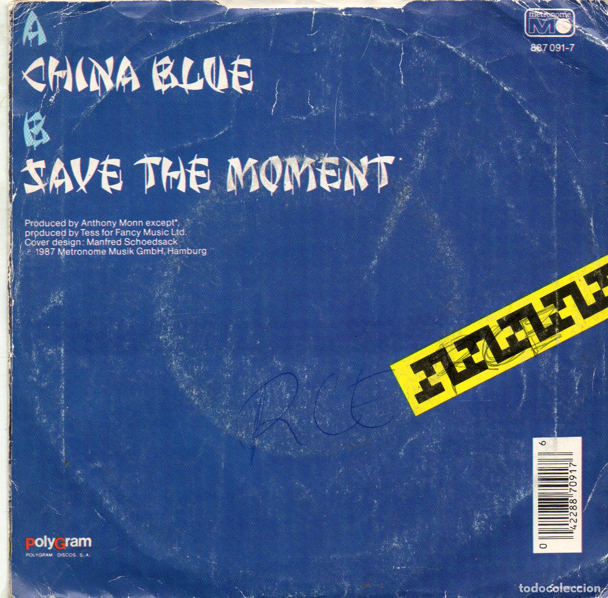 Discos de vinilo: FANCY - CHINA BLUE - SINGLE - Foto 2