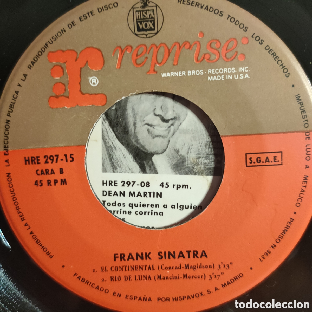 Discos de vinilo: Frank Sinatra &ndash; Exitos De Peliculas! . 1964 original Spain disco 7&rdquo; vinilo - Foto 4