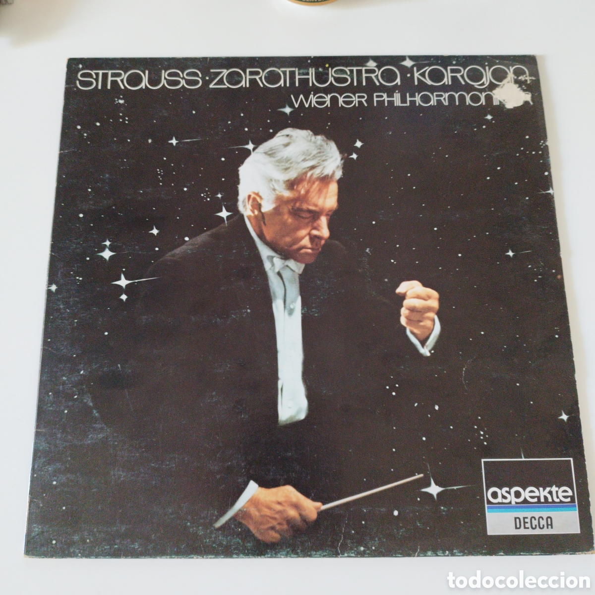 Discos de vinil: VINILO LP / RICHARD STRAUSS / ALSO SPRACH ZARATHUSTRSA KARAJAN / WIENER PHILHARMONICA /