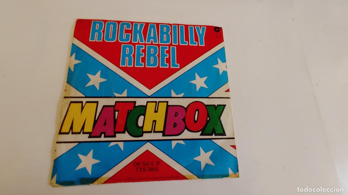 Discos de vinilo: MATCHBOX-SINGLE ROCKABILLY REBEL - Foto 2