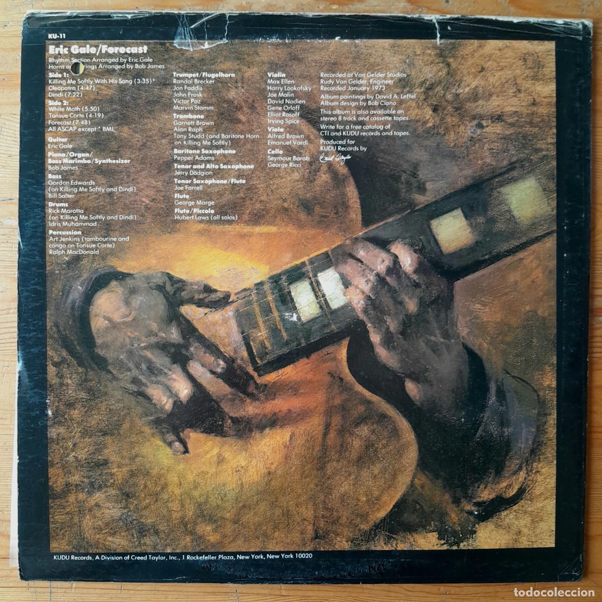 Discos de vinilo: ERIC GALE : FORECAST [KUDU - USA 1973] LP - Foto 2