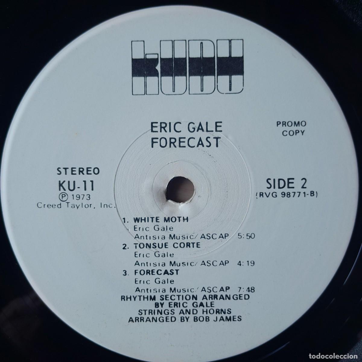 Discos de vinilo: ERIC GALE : FORECAST [KUDU - USA 1973] LP - Foto 4
