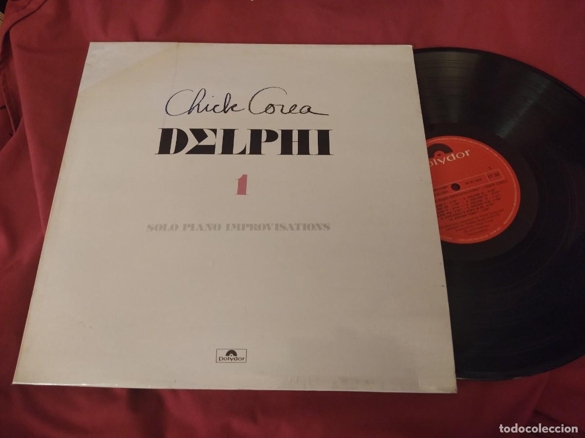 Discos de vinilo: Chick Corea Delphi 1 solo piano improvisations 1980 lp Spain - Foto 1