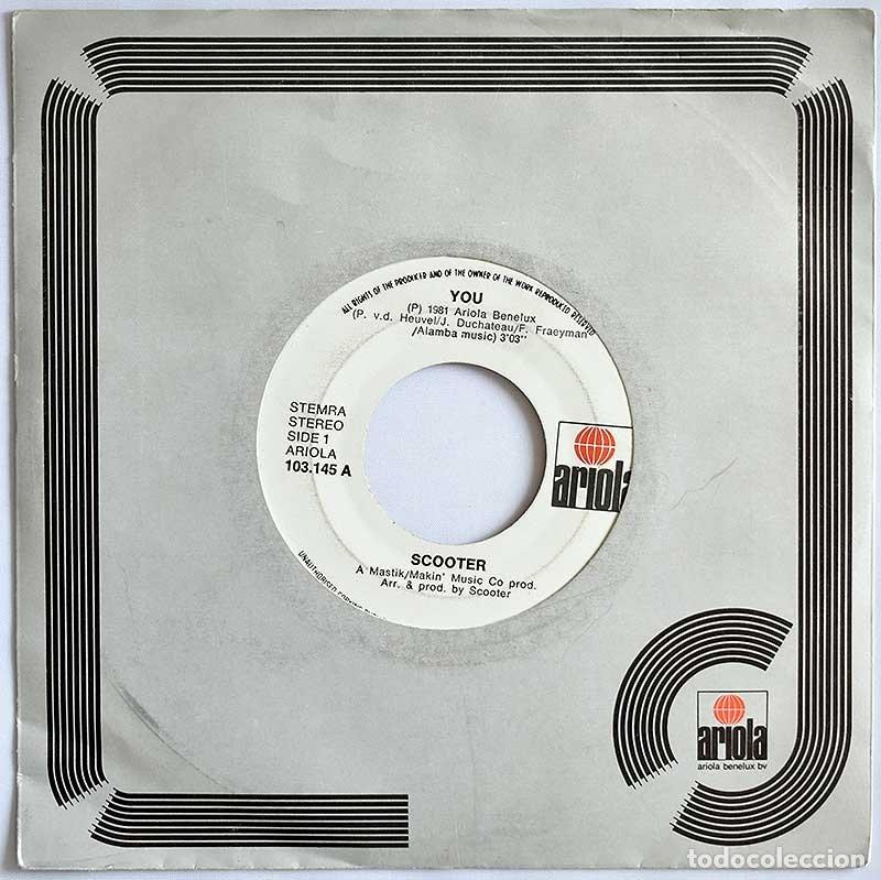 Discos de vinilo: Scooter - You / Eight Days A Week. Single - Foto 1