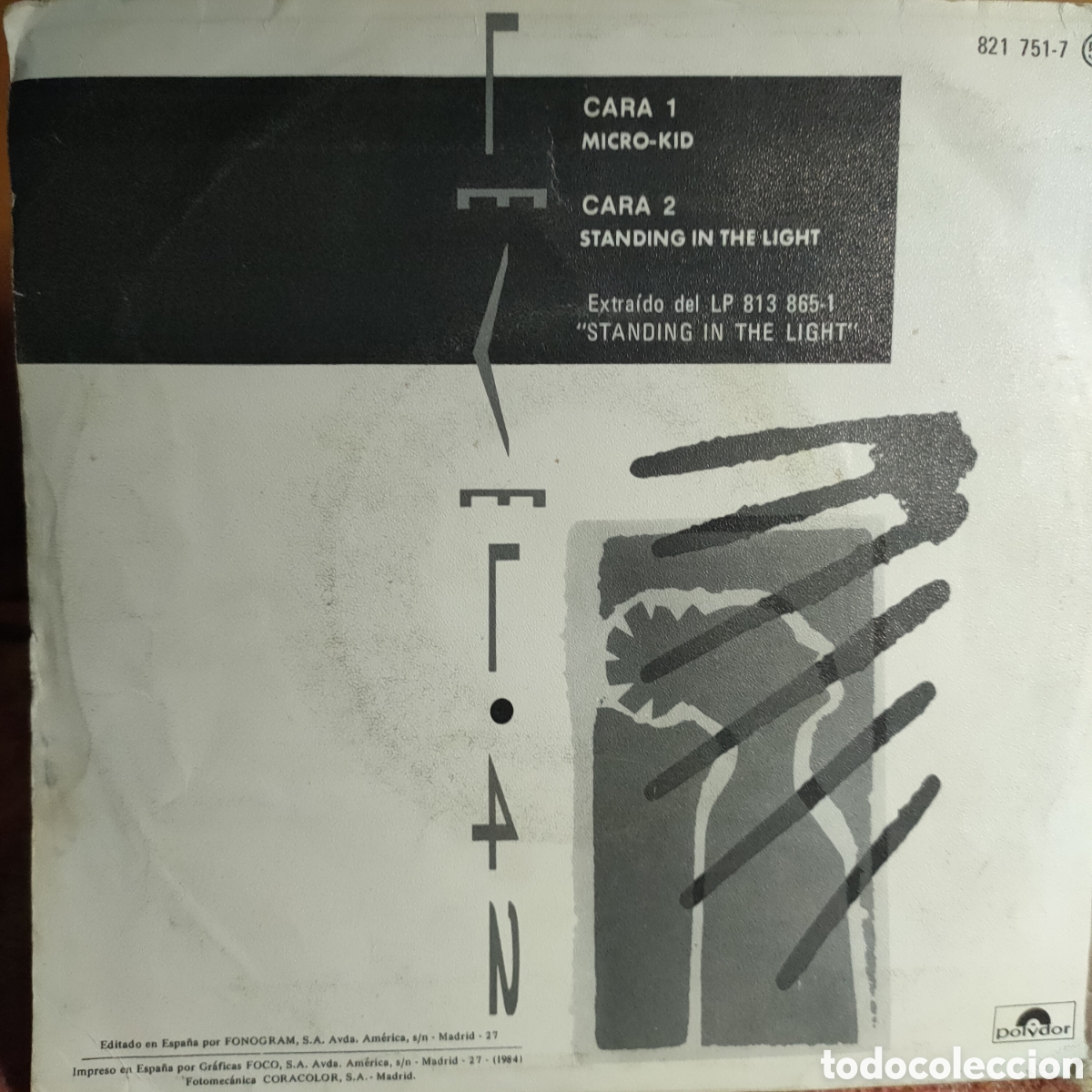 Discos de vinilo: Level 42 &ndash; Micro-Kid . 1984 original Spain disco 7&rdquo; vinilo - Foto 2